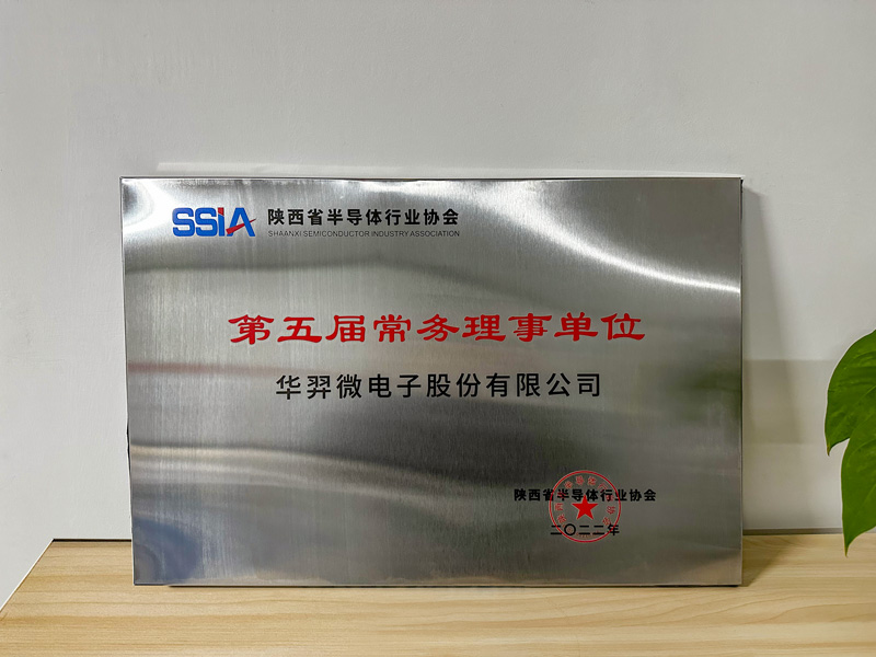 陕西省半导体行业协会第五届常务理事单位