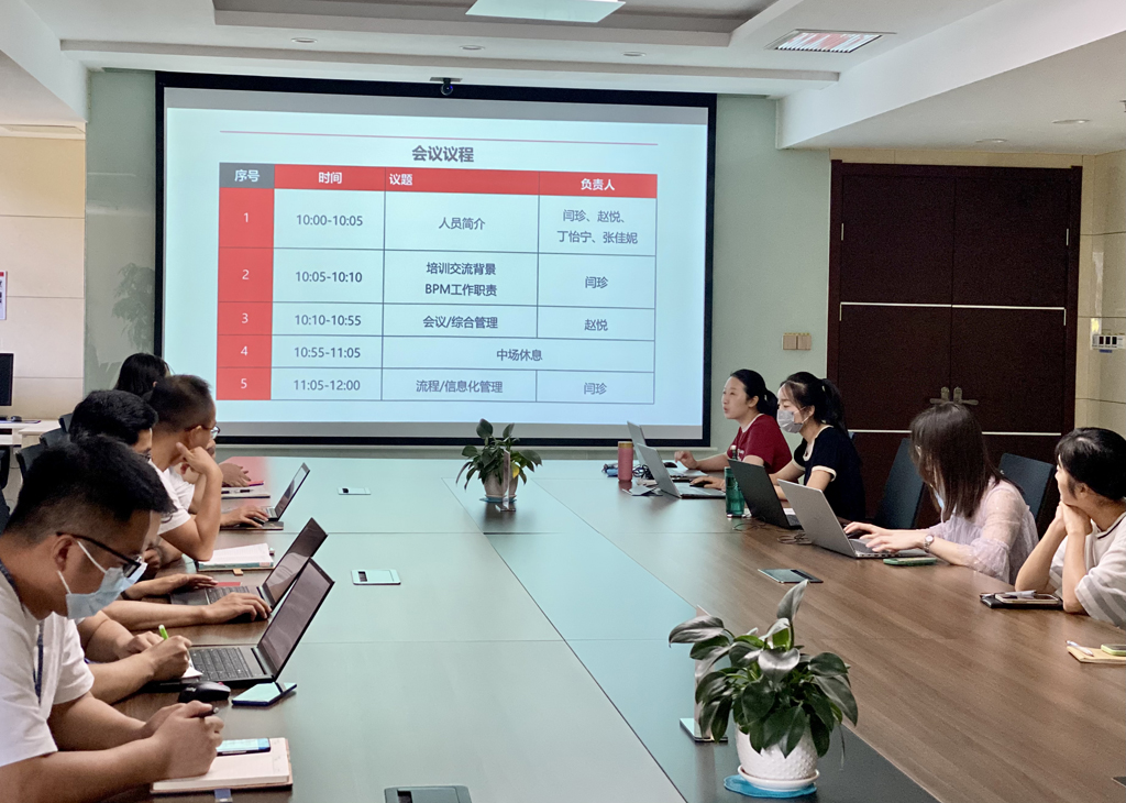 fun88官网微电召开首期BPM专项培训交流会